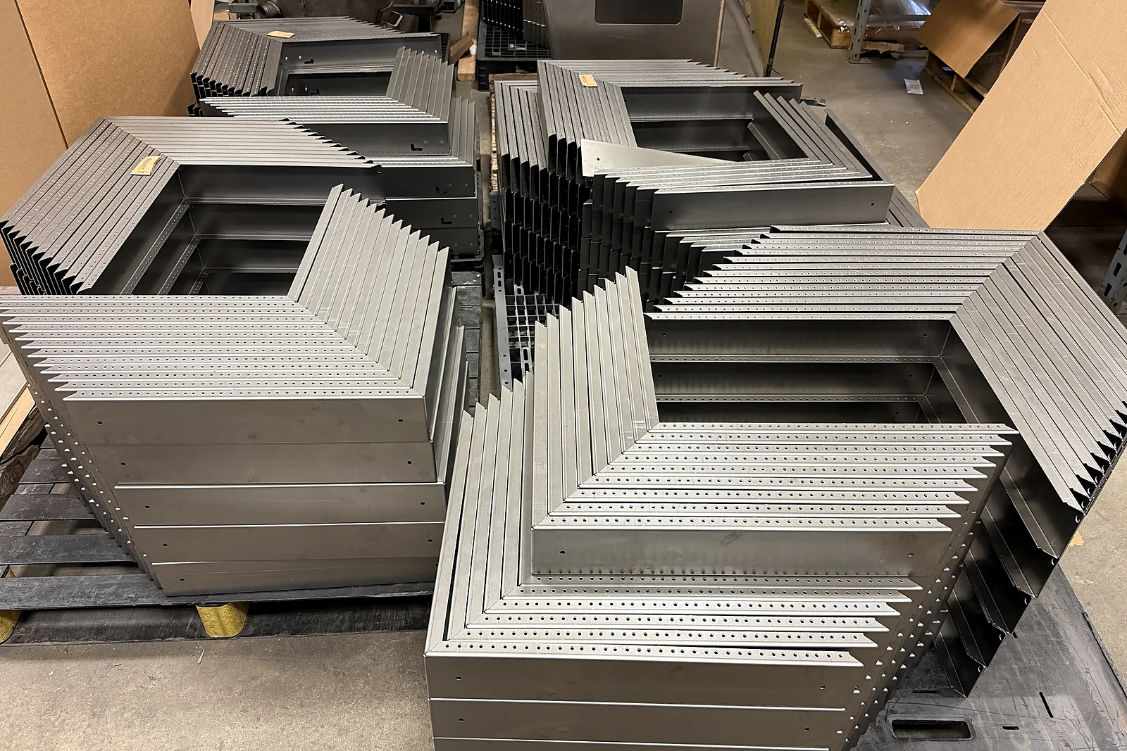 Custom sheet metal fabrication at EHC Industries