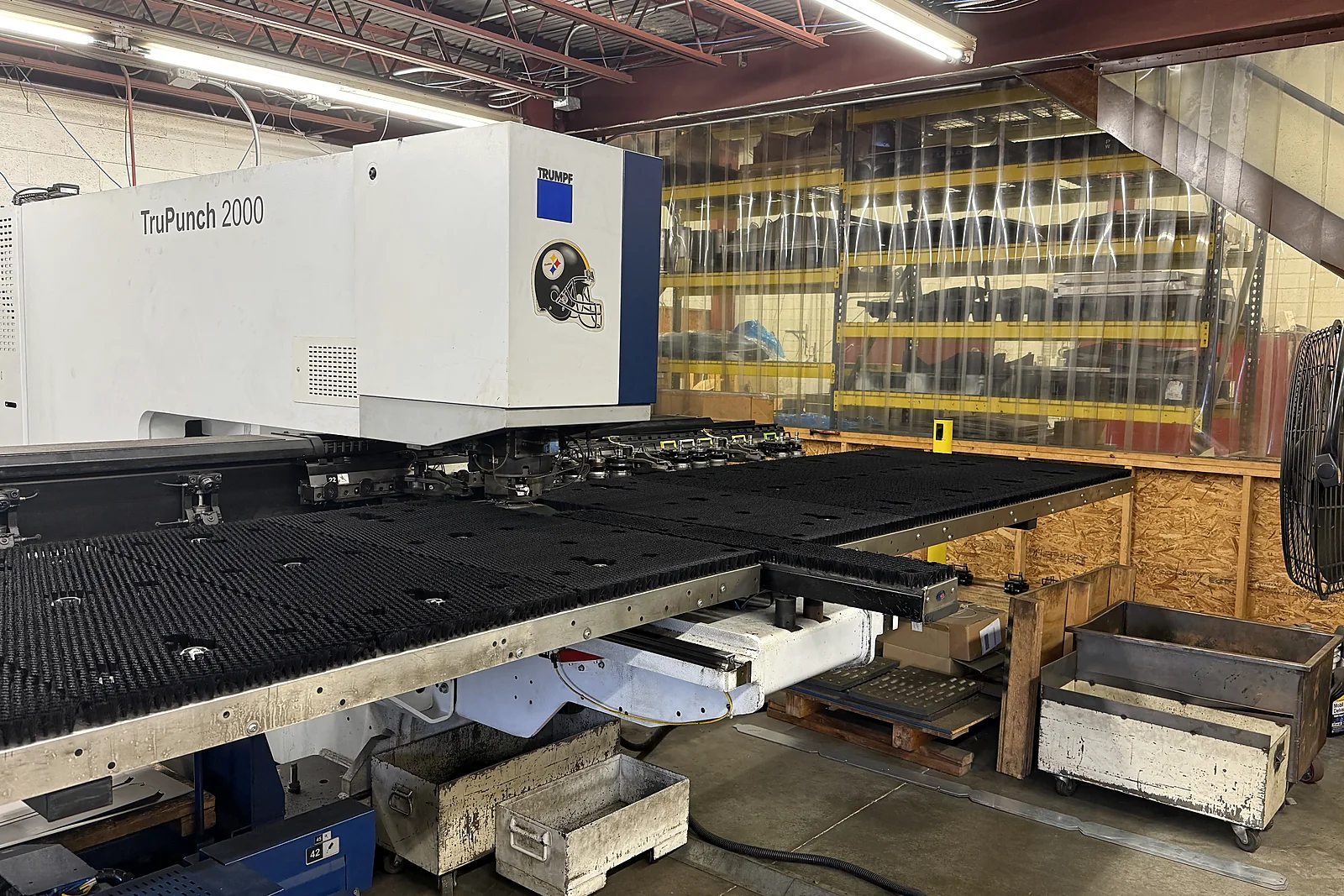 Cutting work at EHC Industries