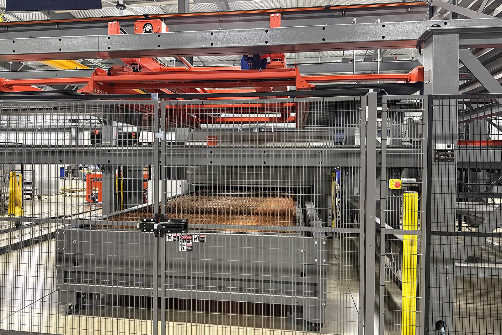 Automated fabrication equipment at EHC Industries